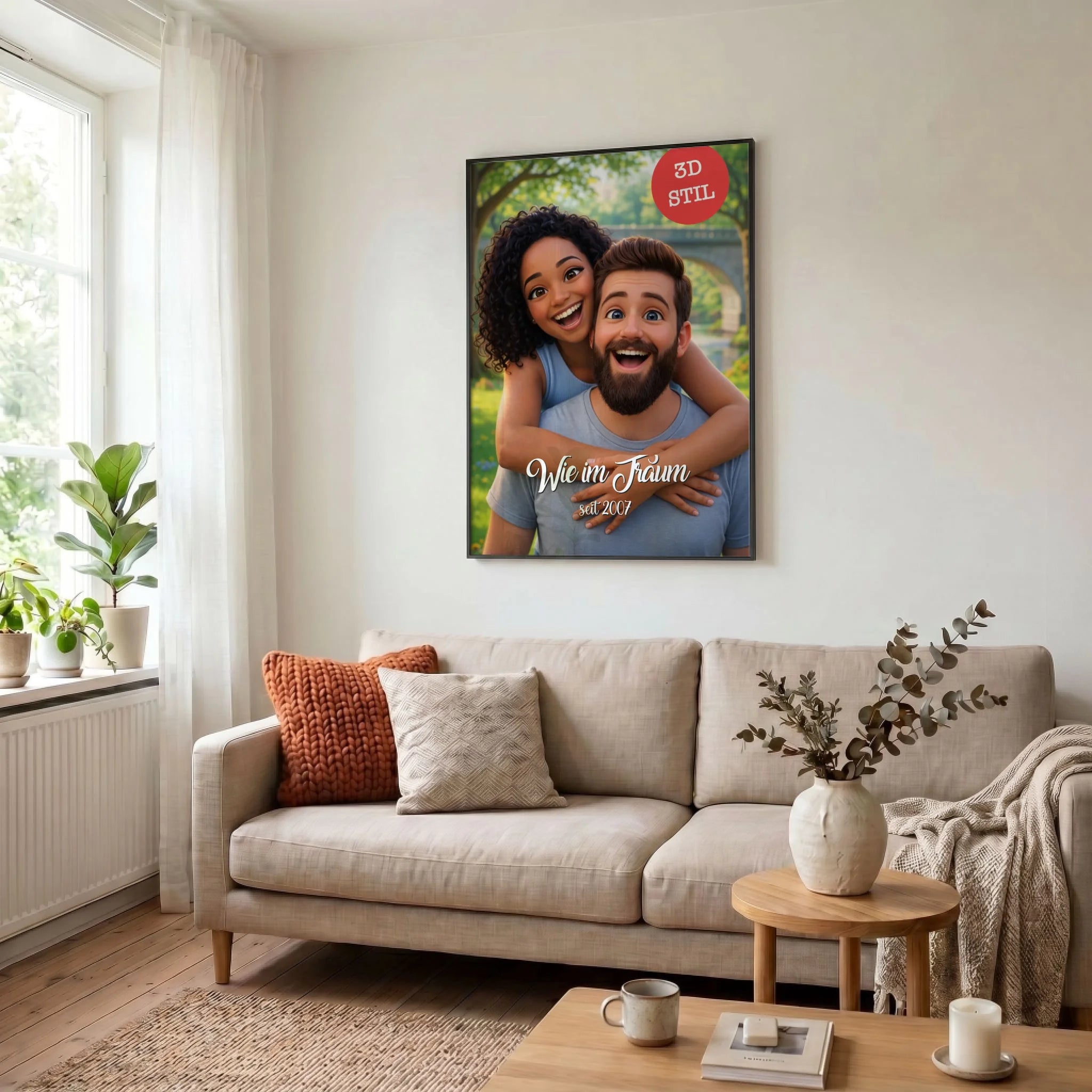 34 Poster schwarz Wohnzimmer