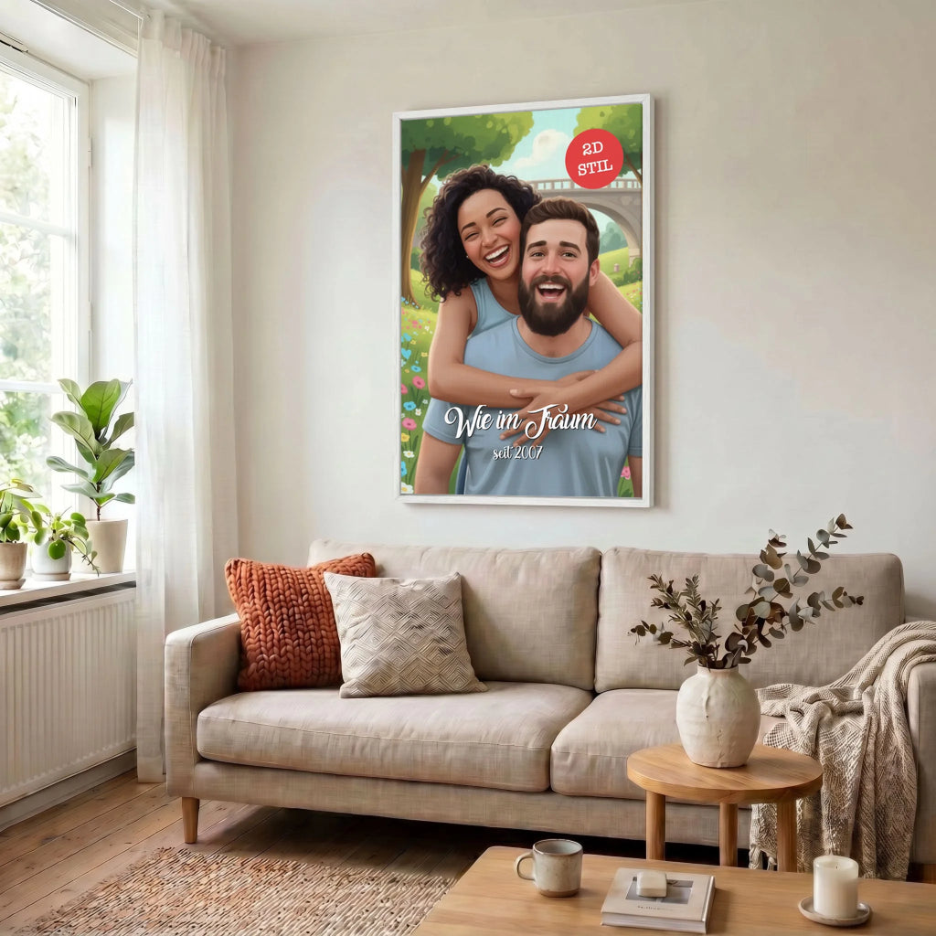 Leinwand Wohnzimmer 23 weiss