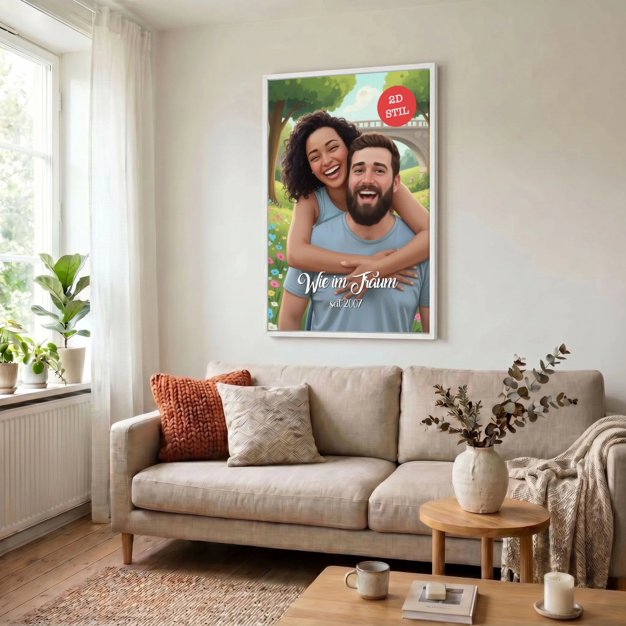 Leinwand Wohnzimmer 23 weiss