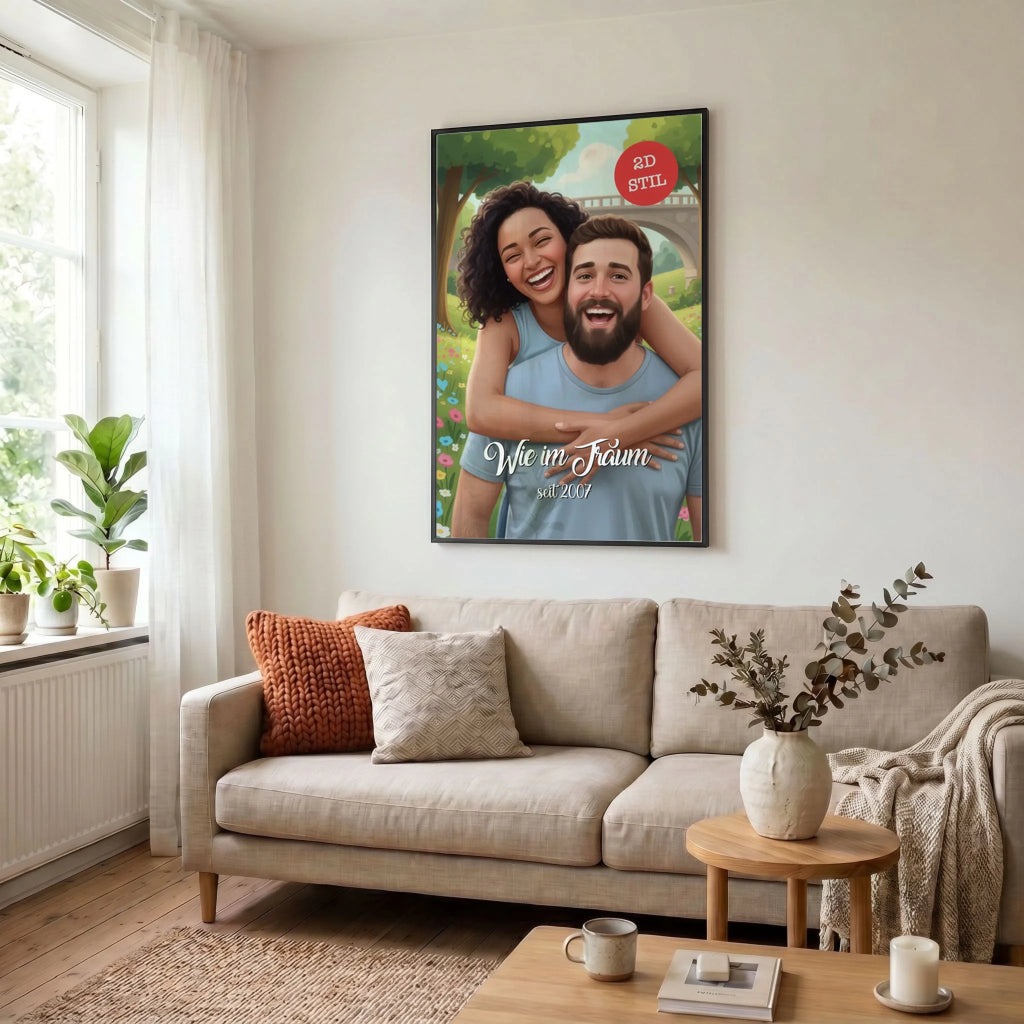23 Poster schwarz Wohnzimmer