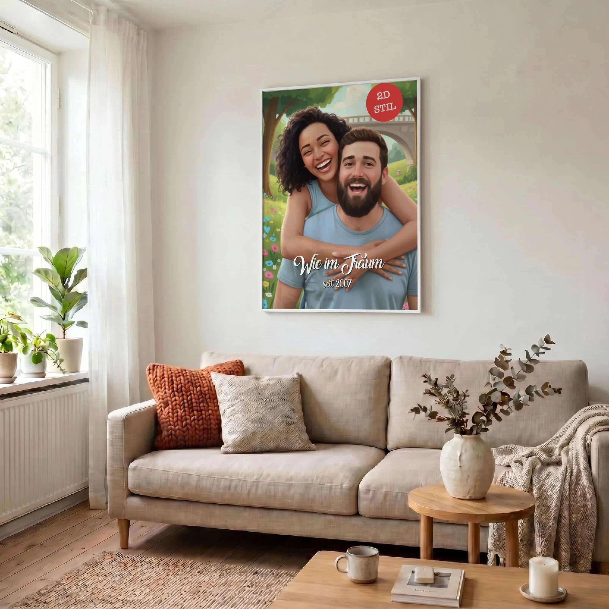 34 Poster weiss Wohnzimmer