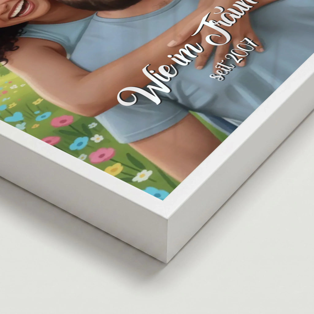 Poster weiss Close Up