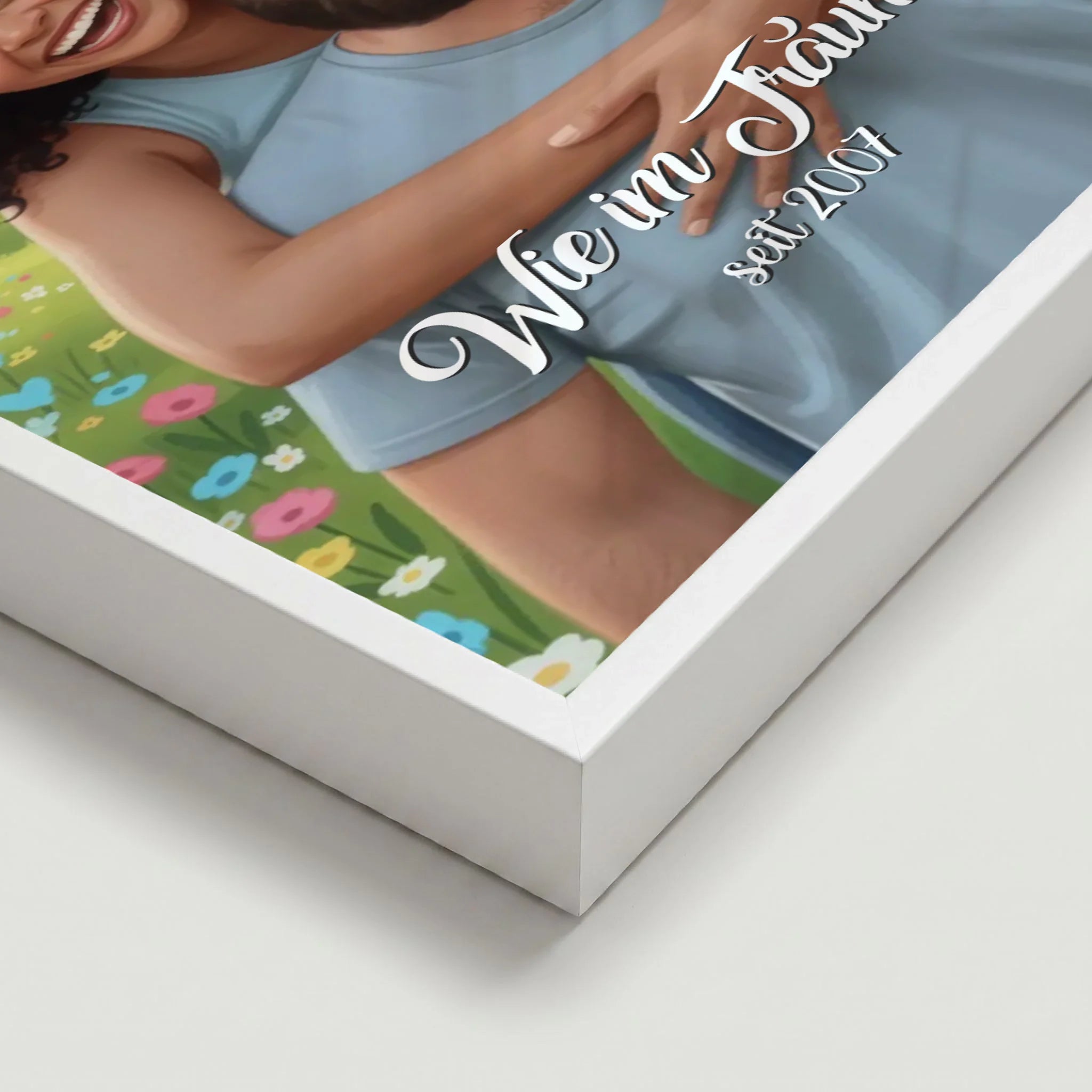 Poster weiss Close Up