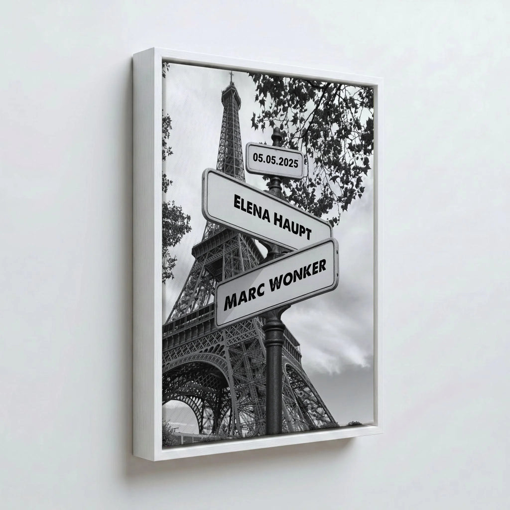 Perspektive Wand 34weiss canvas