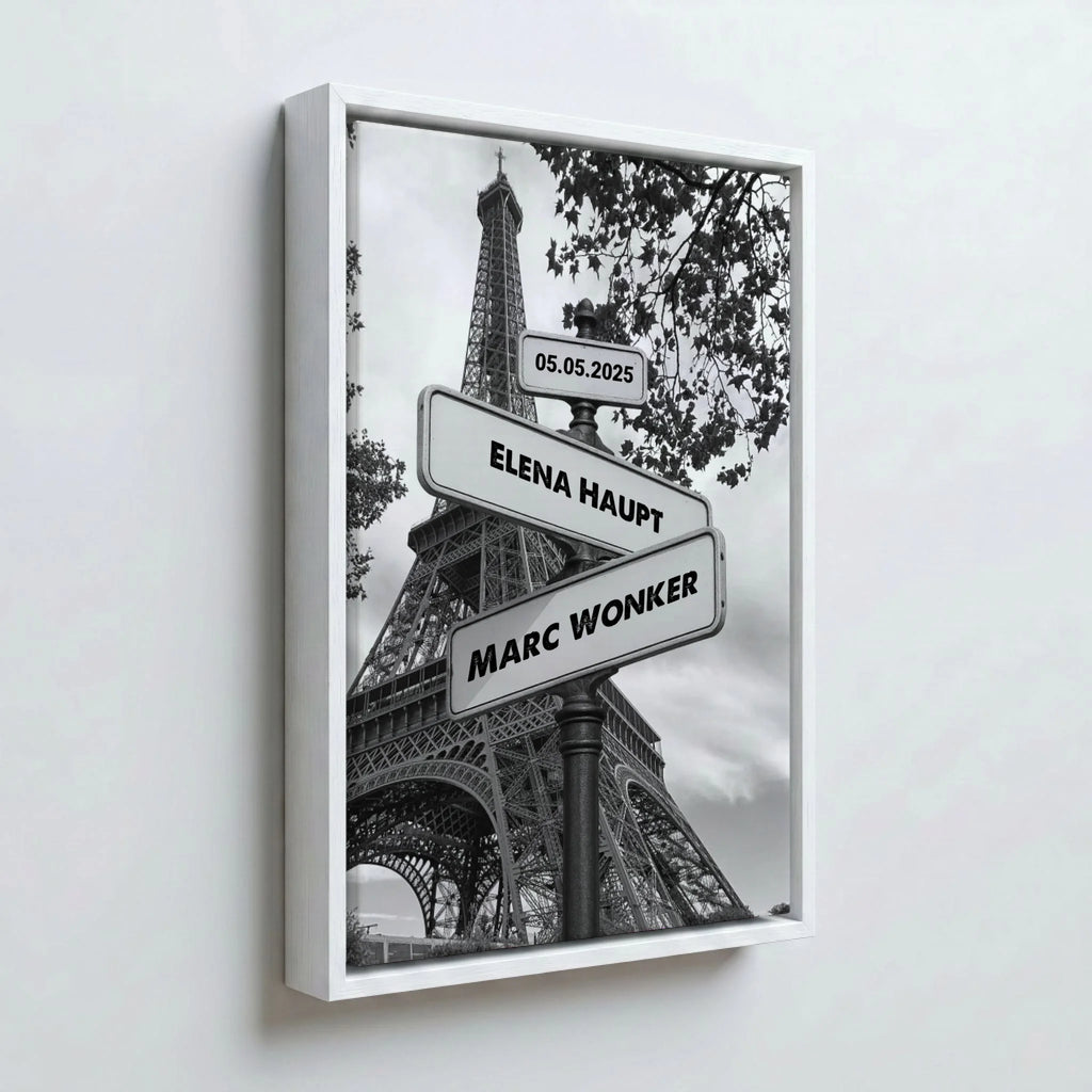 Perspektive Wand 23weiss frame canvas