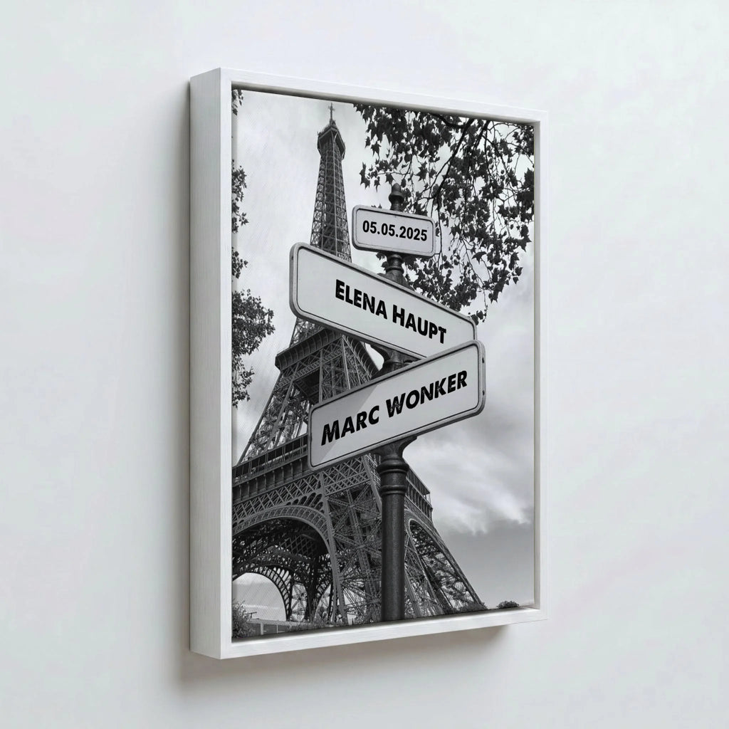 Perspektive Wand 34weiss canvas