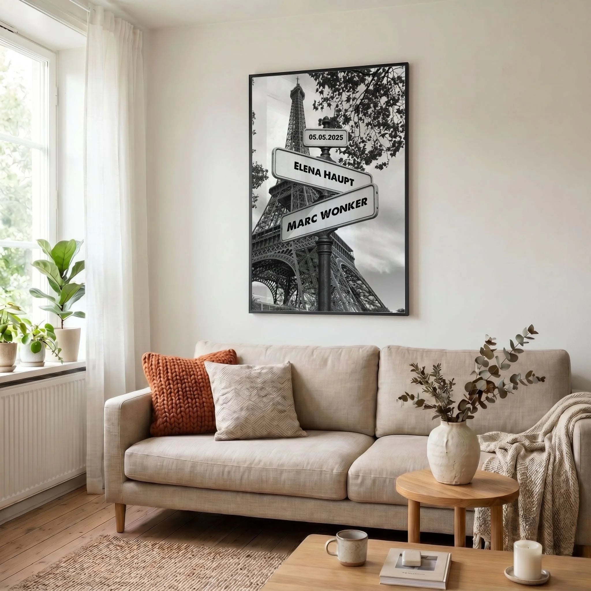 23 Poster schwarz Wohnzimmer