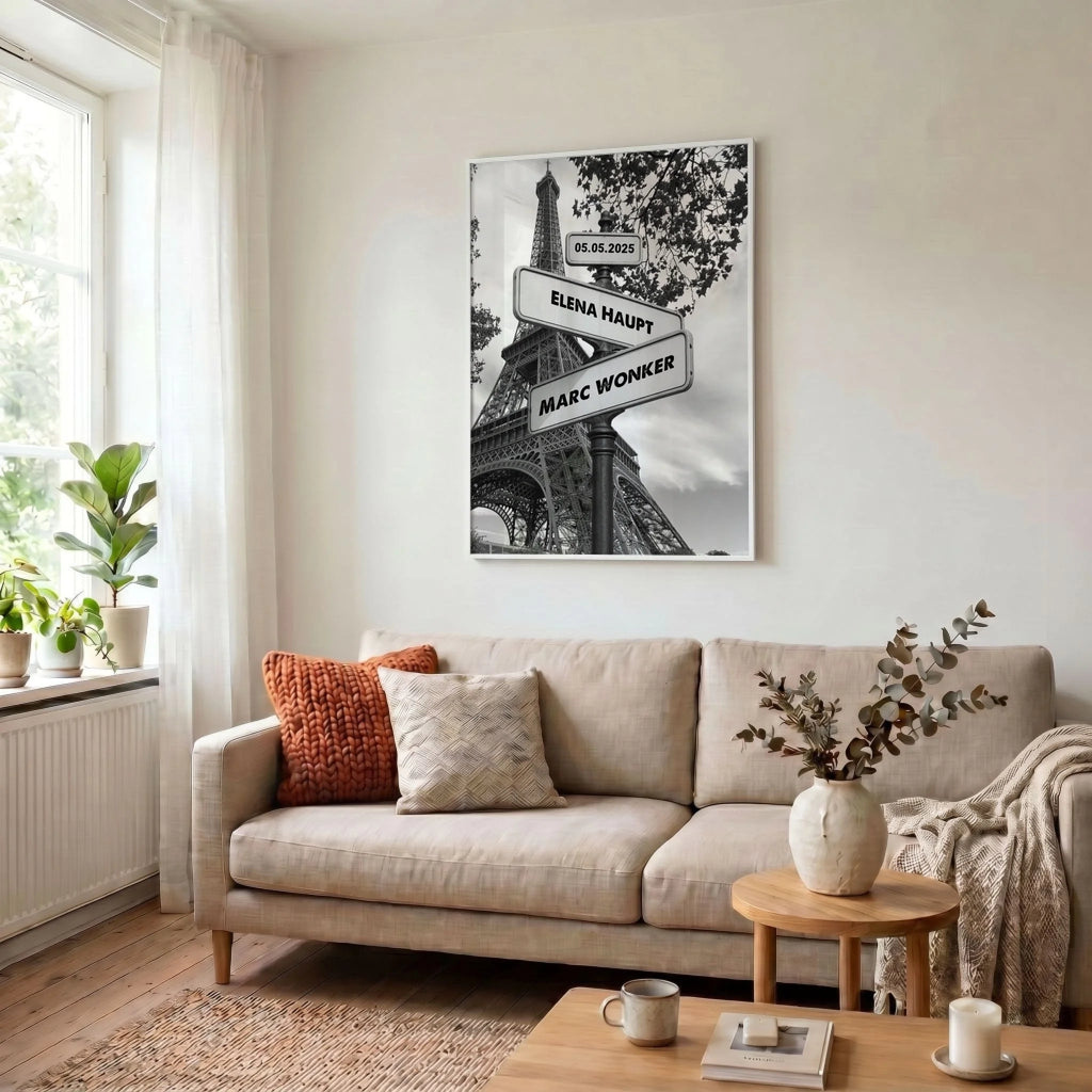 34 Poster weiss Wohnzimmer