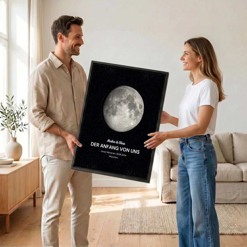 Paar mit Leinwand 34 canvas black