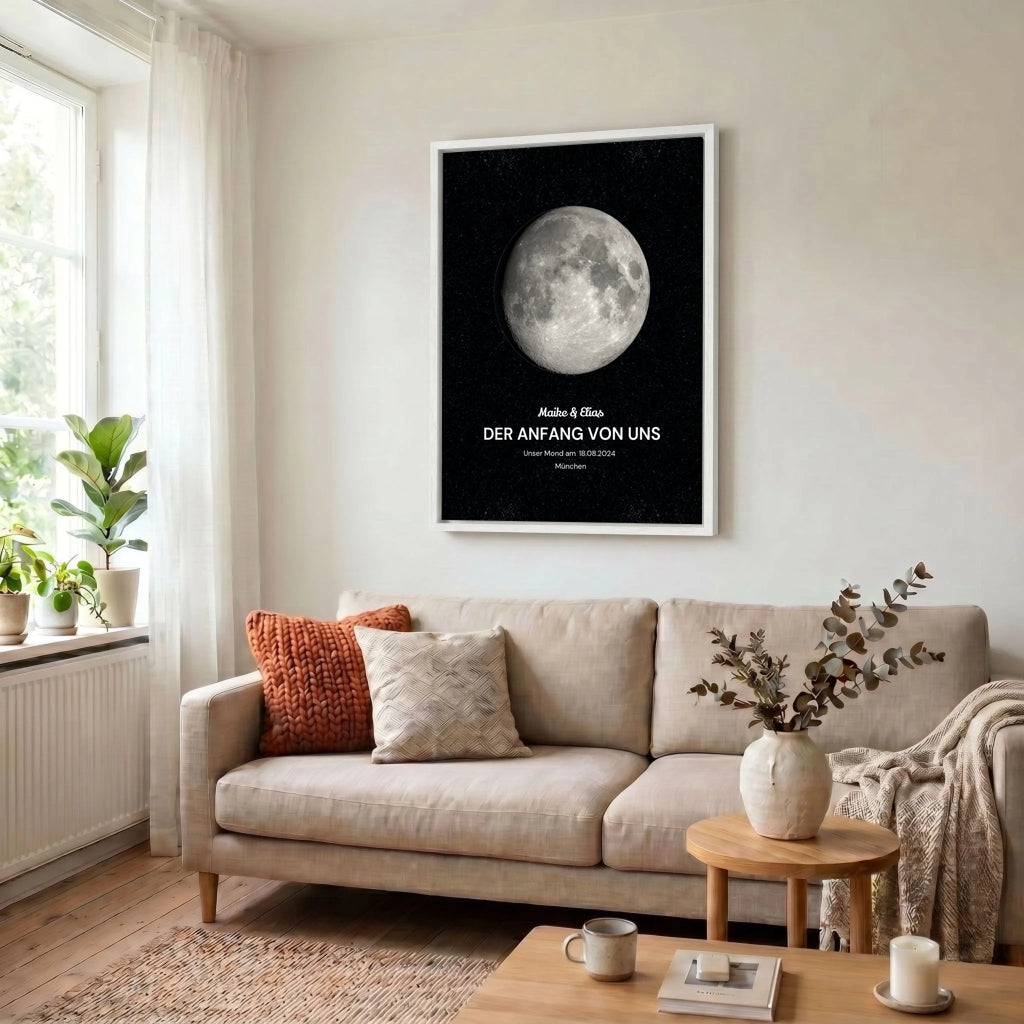 Leinwand Wohnzimmer 34 weiss