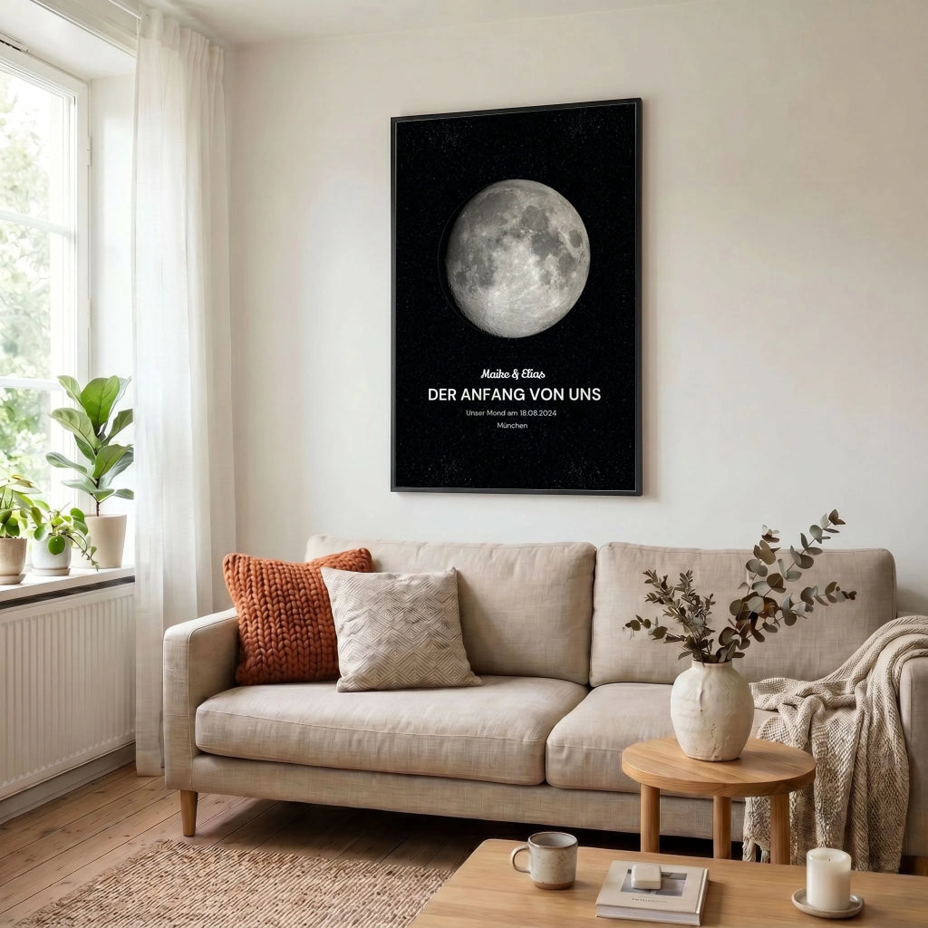 23 Poster schwarz Wohnzimmer