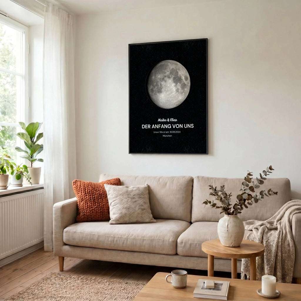34 Poster schwarz Wohnzimmer