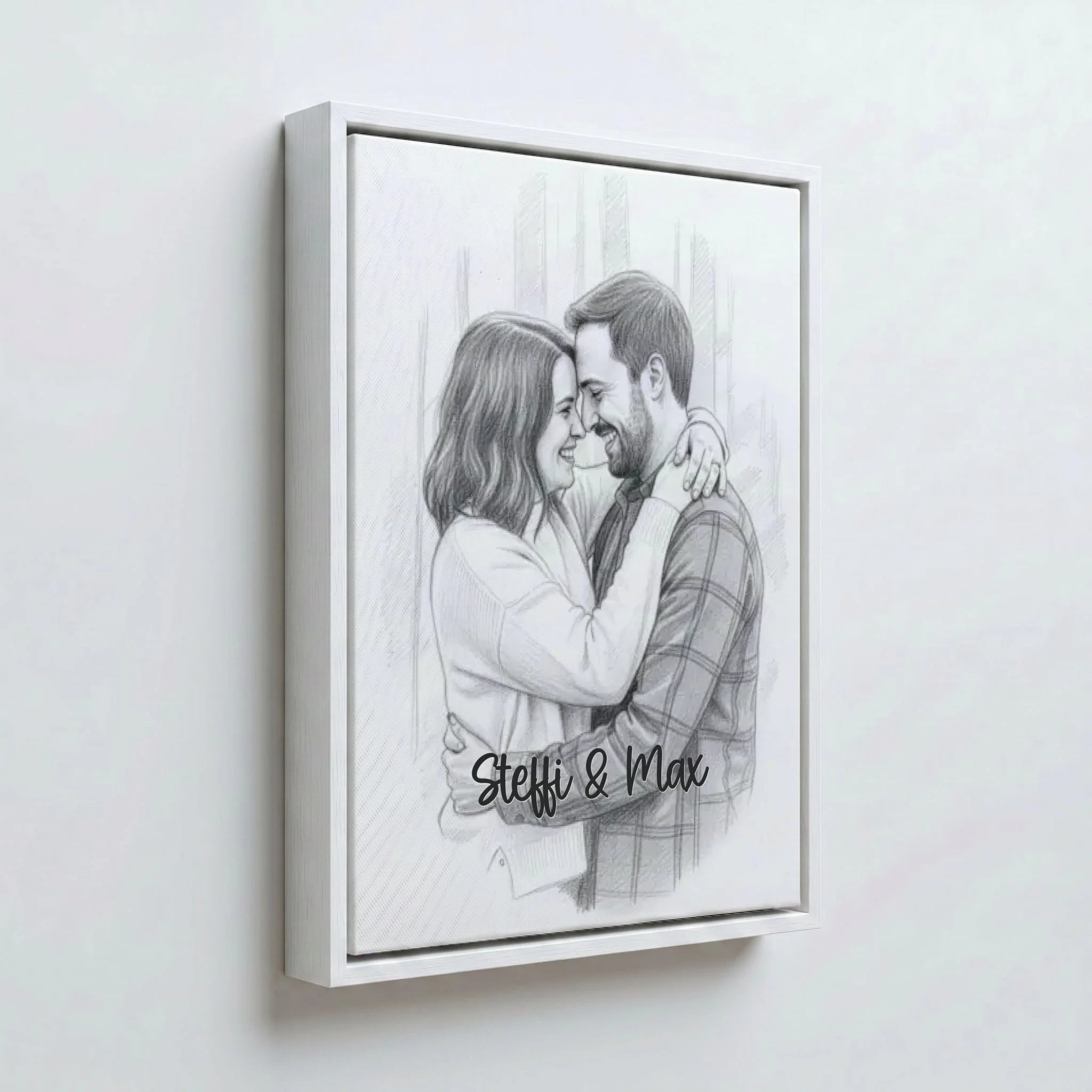 Perspektive Wand 34weiss canvas