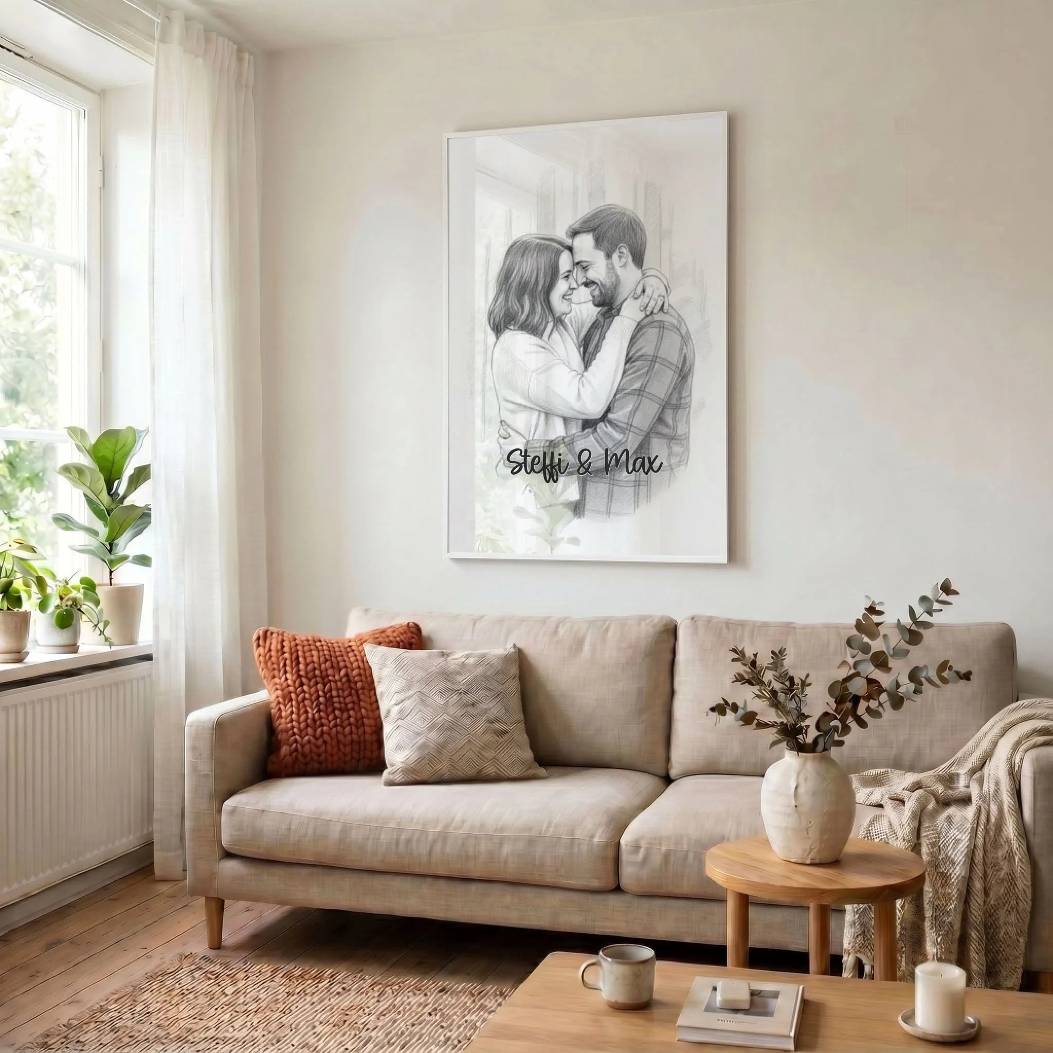23 Poster weiss Wohnzimmer