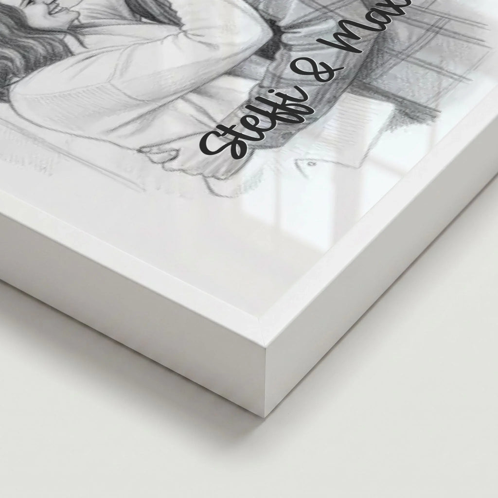 Poster weiss Close Up