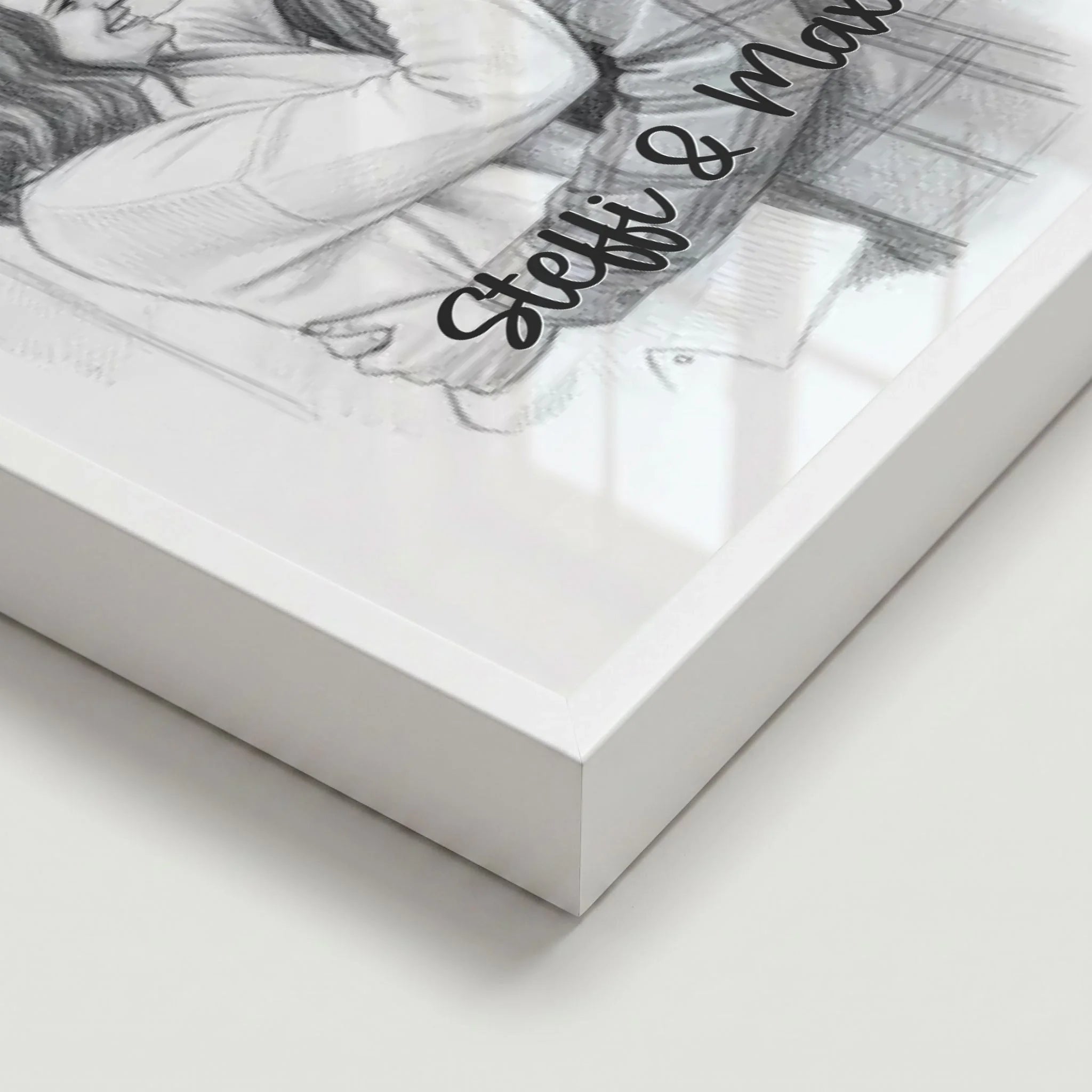 Poster weiss Close Up