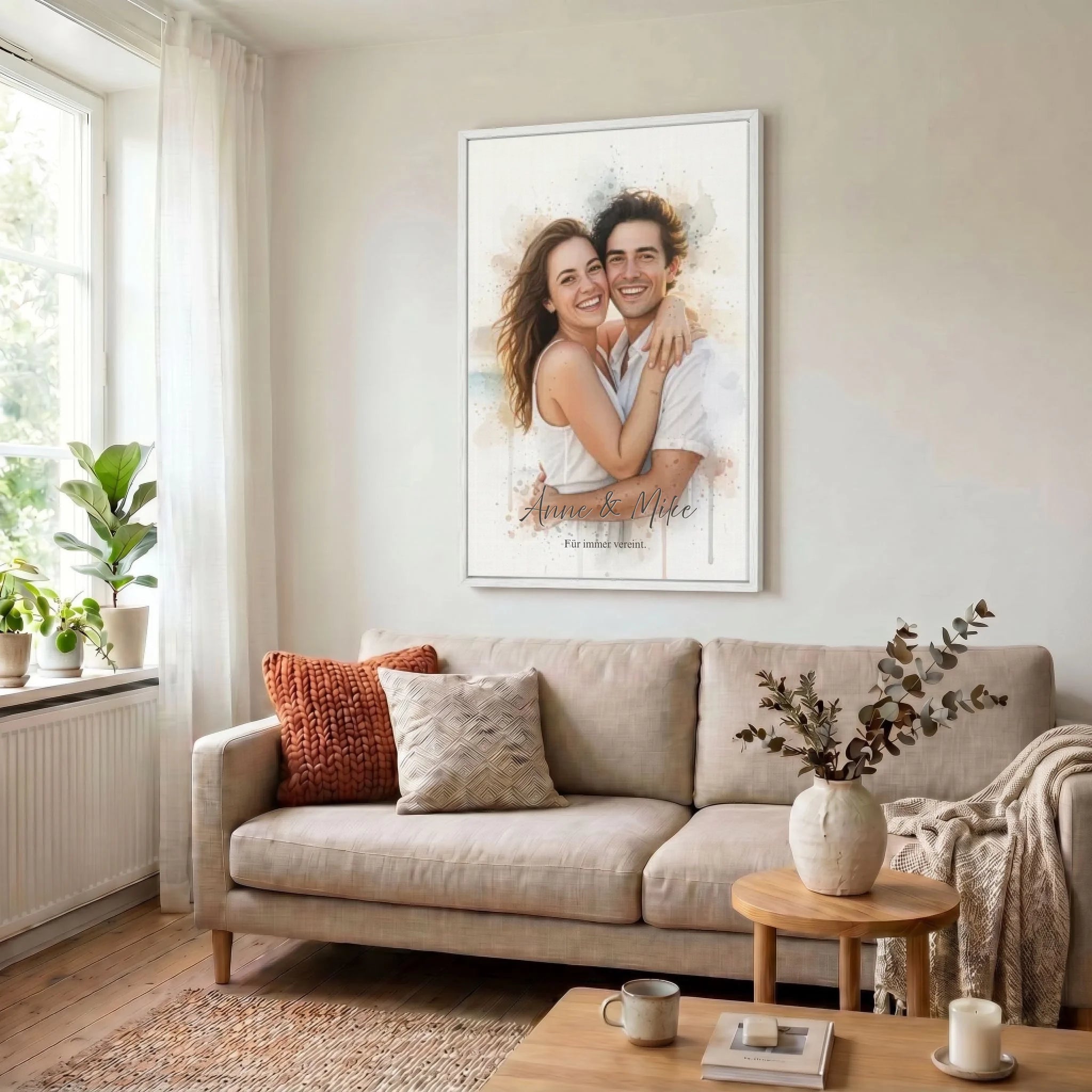 Leinwand Wohnzimmer 23 weiss