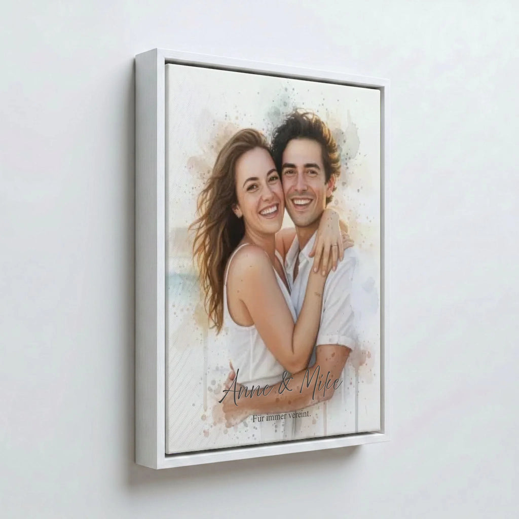 Perspektive Wand 34weiss canvas