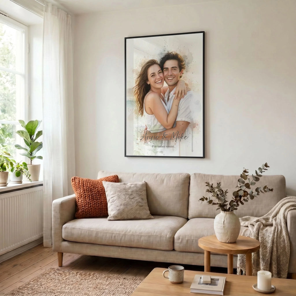 23 Poster schwarz Wohnzimmer