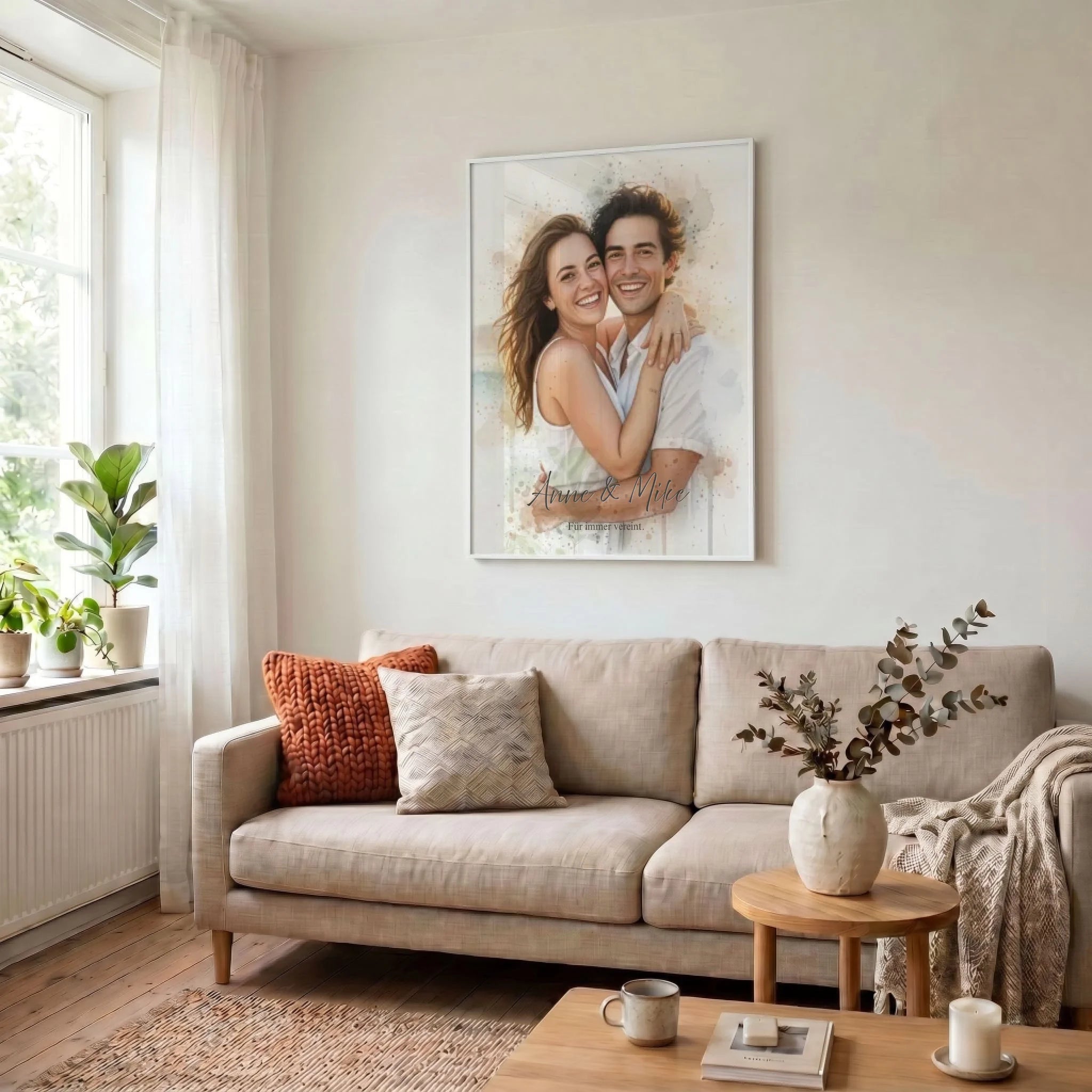 34 Poster weiss Wohnzimmer