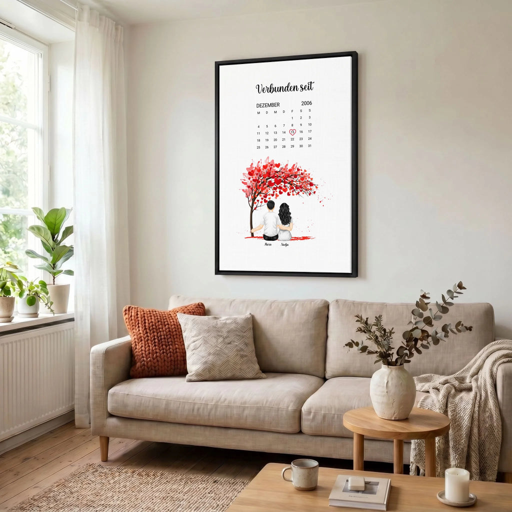 Leinwand Wohnzimmer 23 black