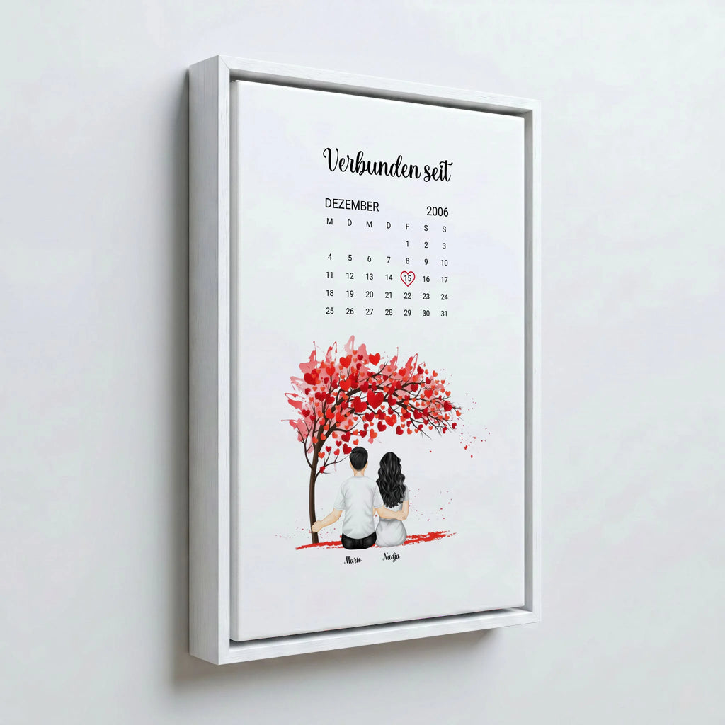 Perspektive Wand 23weiss frame canvas