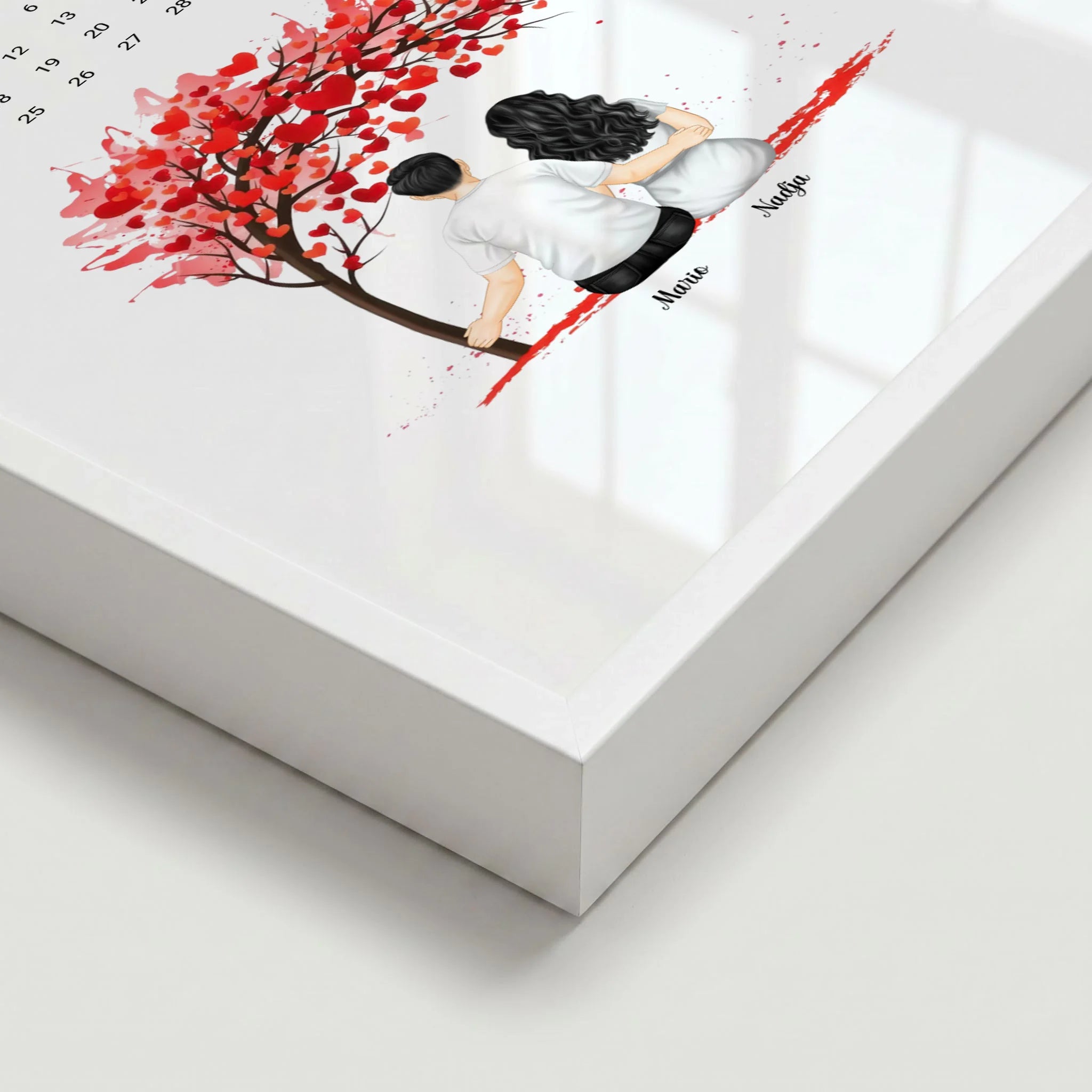Poster weiss Close Up