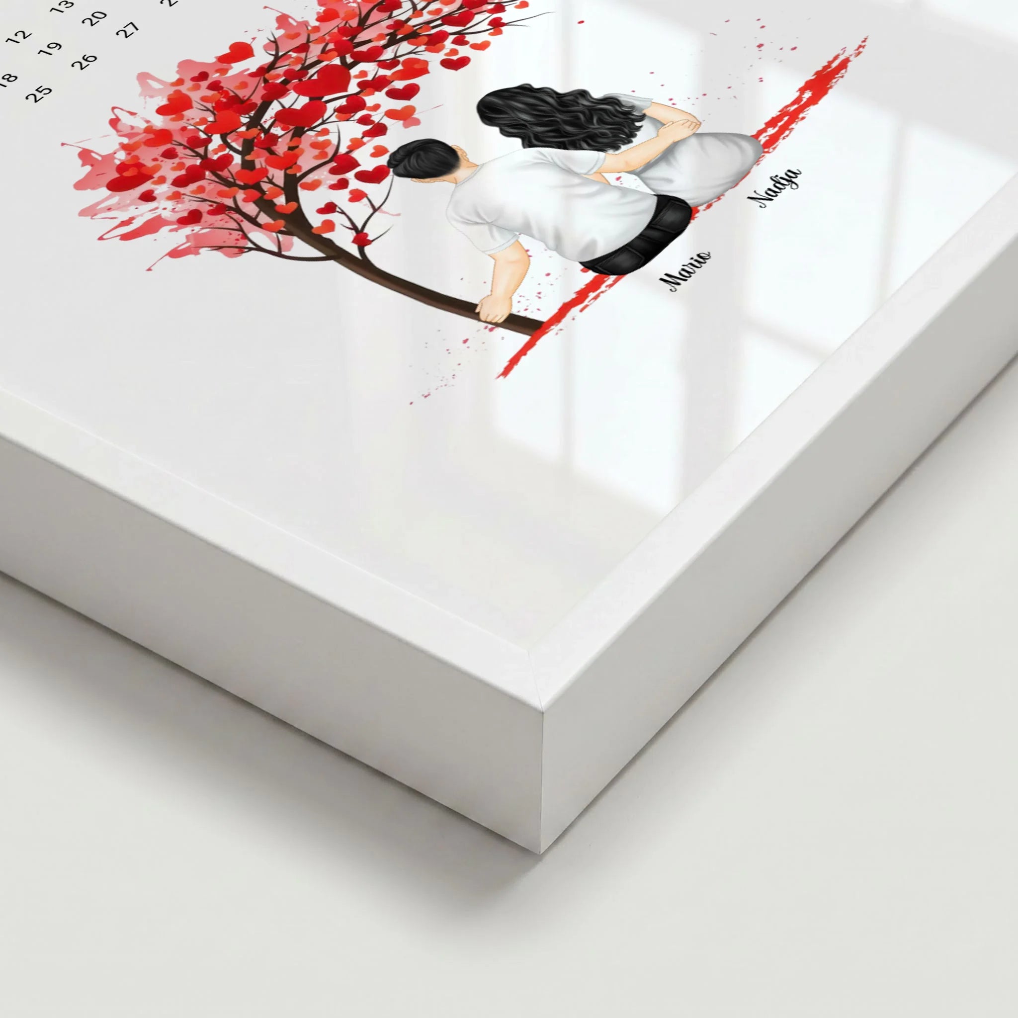 Poster weiss Close Up