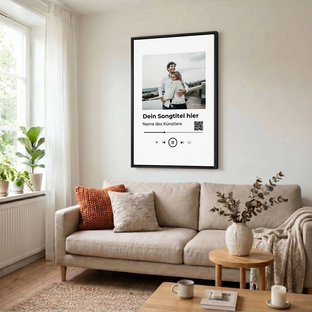 Leinwand Wohnzimmer 23 black