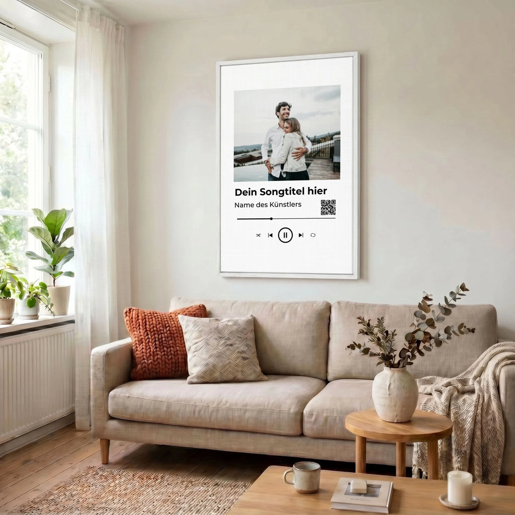 Leinwand Wohnzimmer 23 weiss