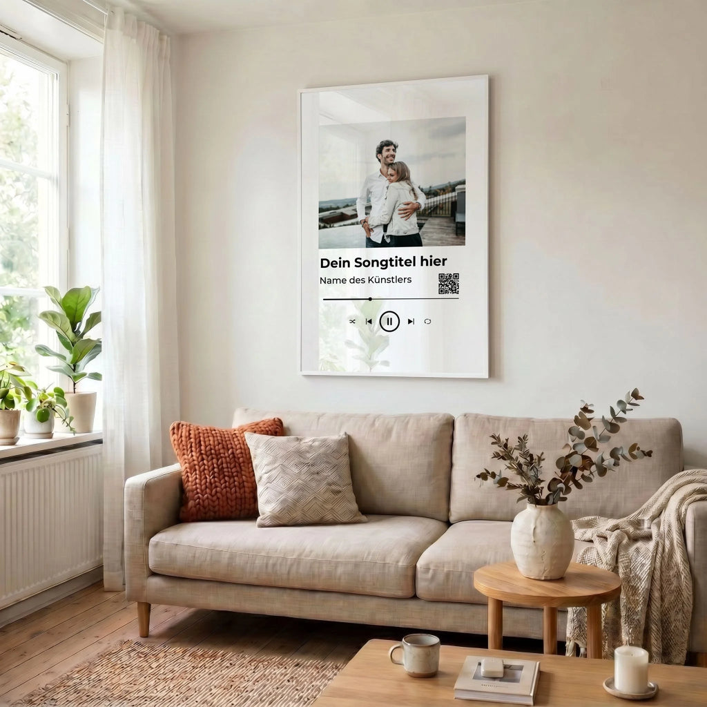 23 Poster weiss Wohnzimmer