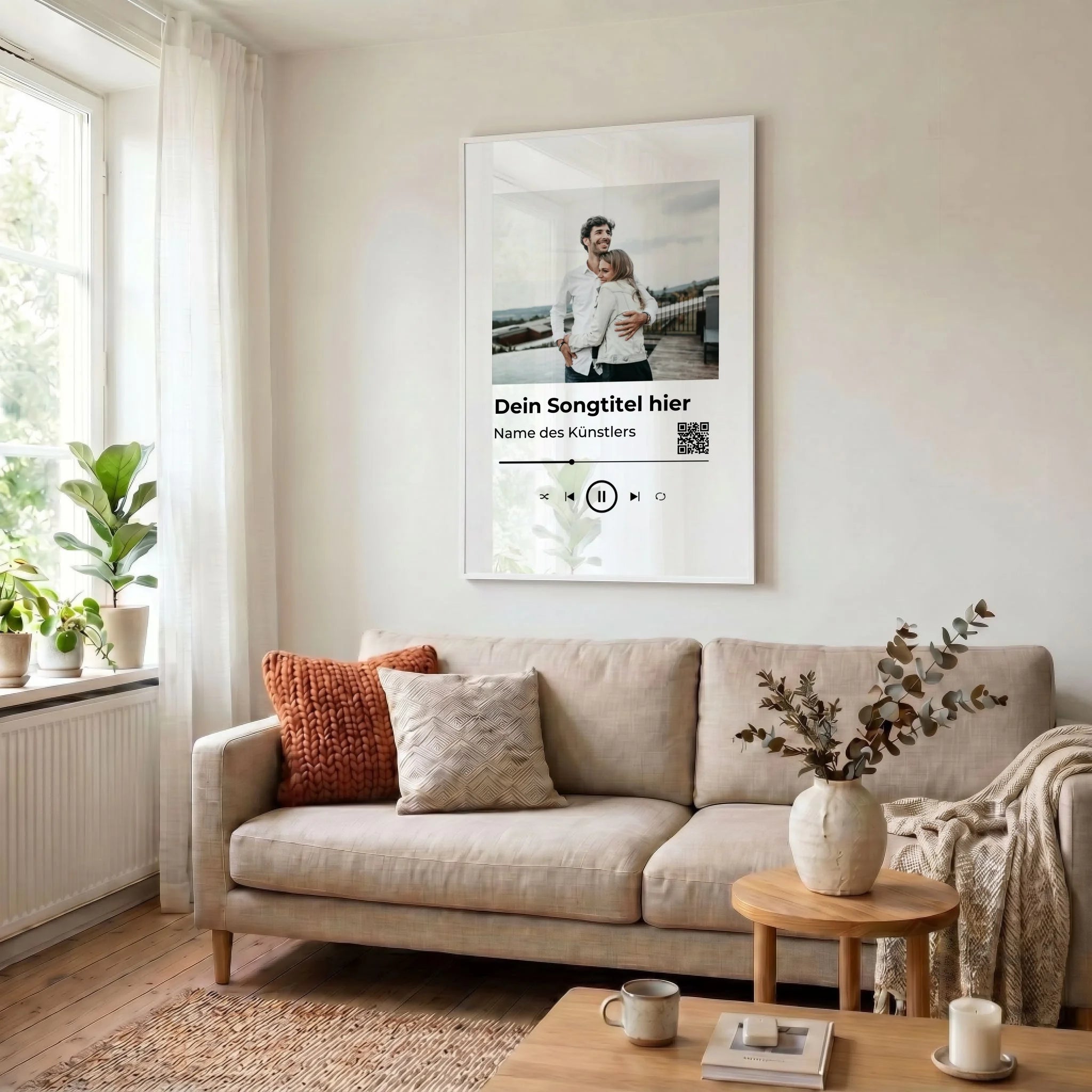 23 Poster weiss Wohnzimmer