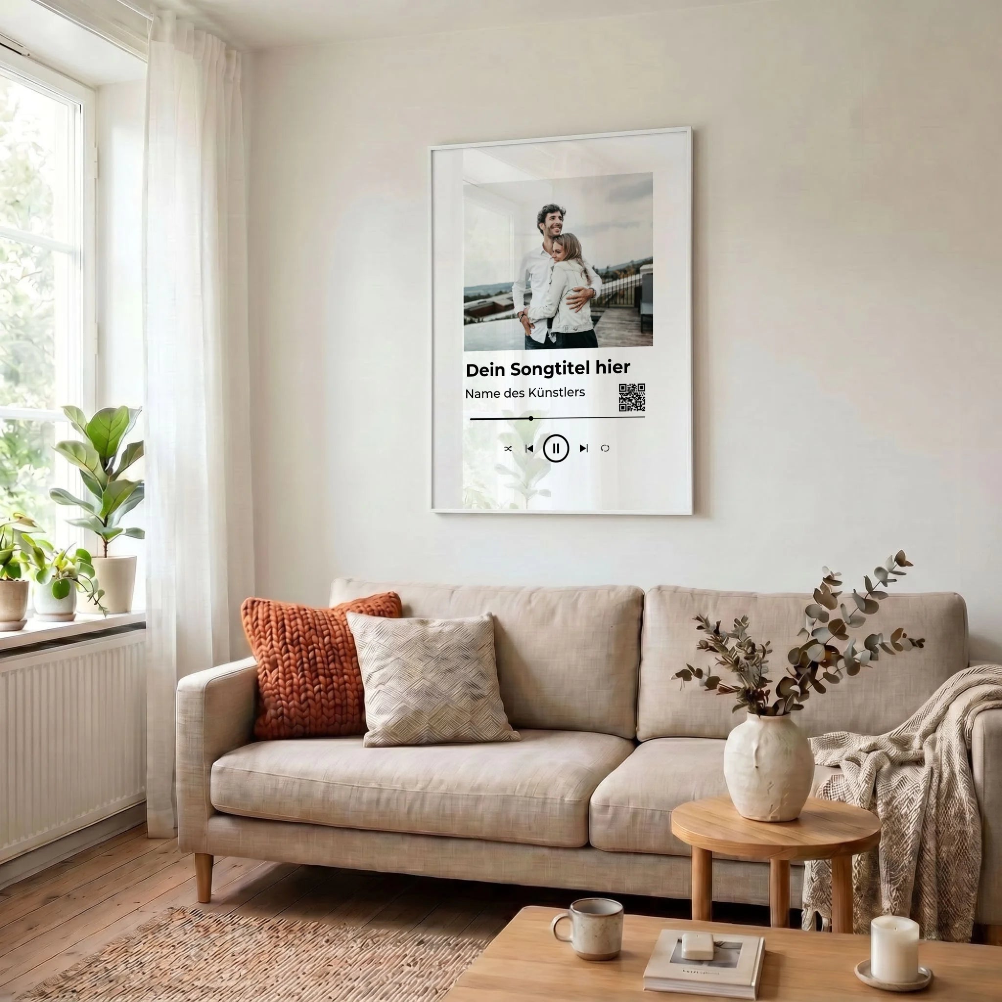 34 Poster weiss Wohnzimmer