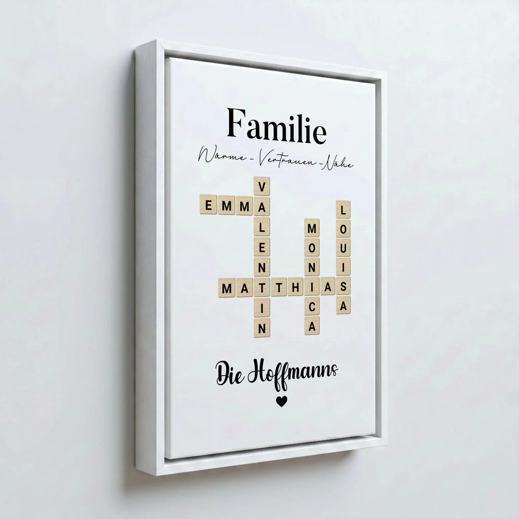 Perspektive Wand 23weiss frame canvas