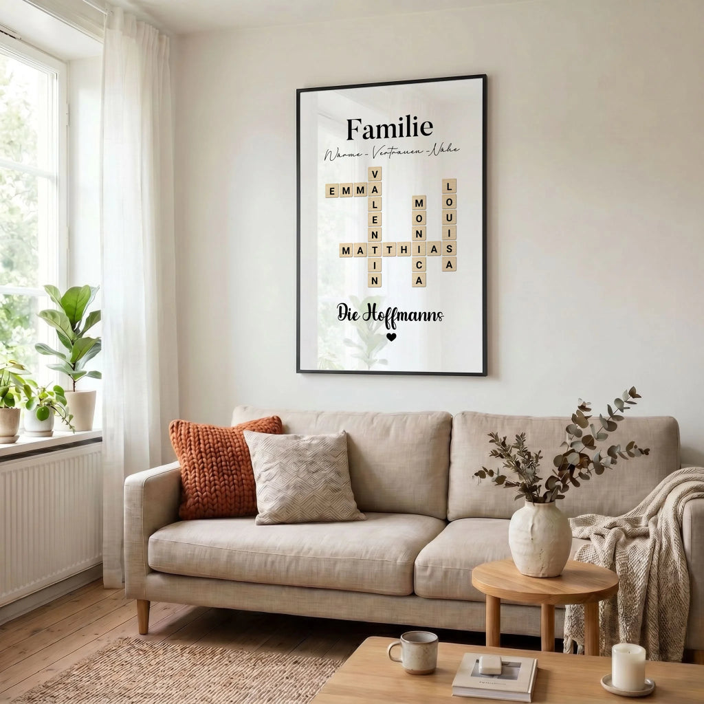 23 Poster schwarz Wohnzimmer