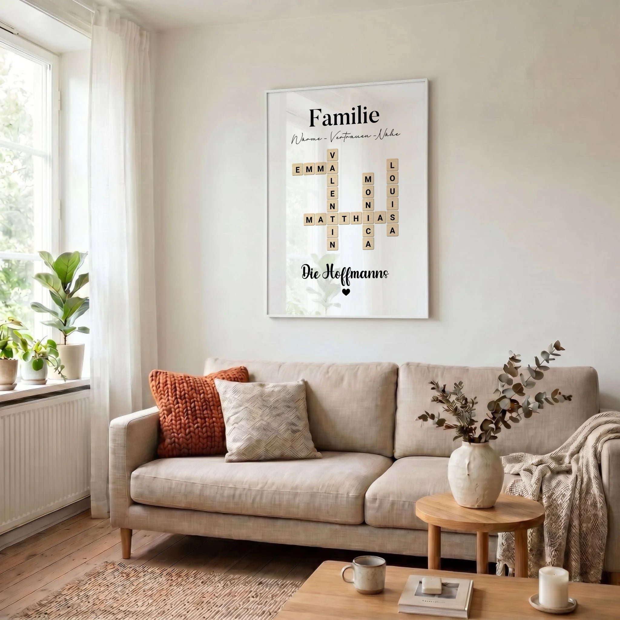 34 Poster weiss Wohnzimmer