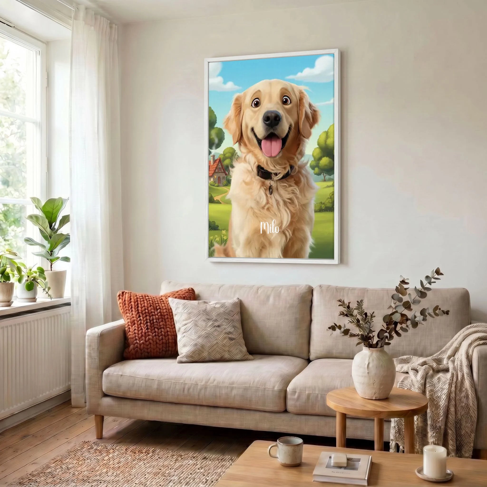 Leinwand Wohnzimmer 23 weiss