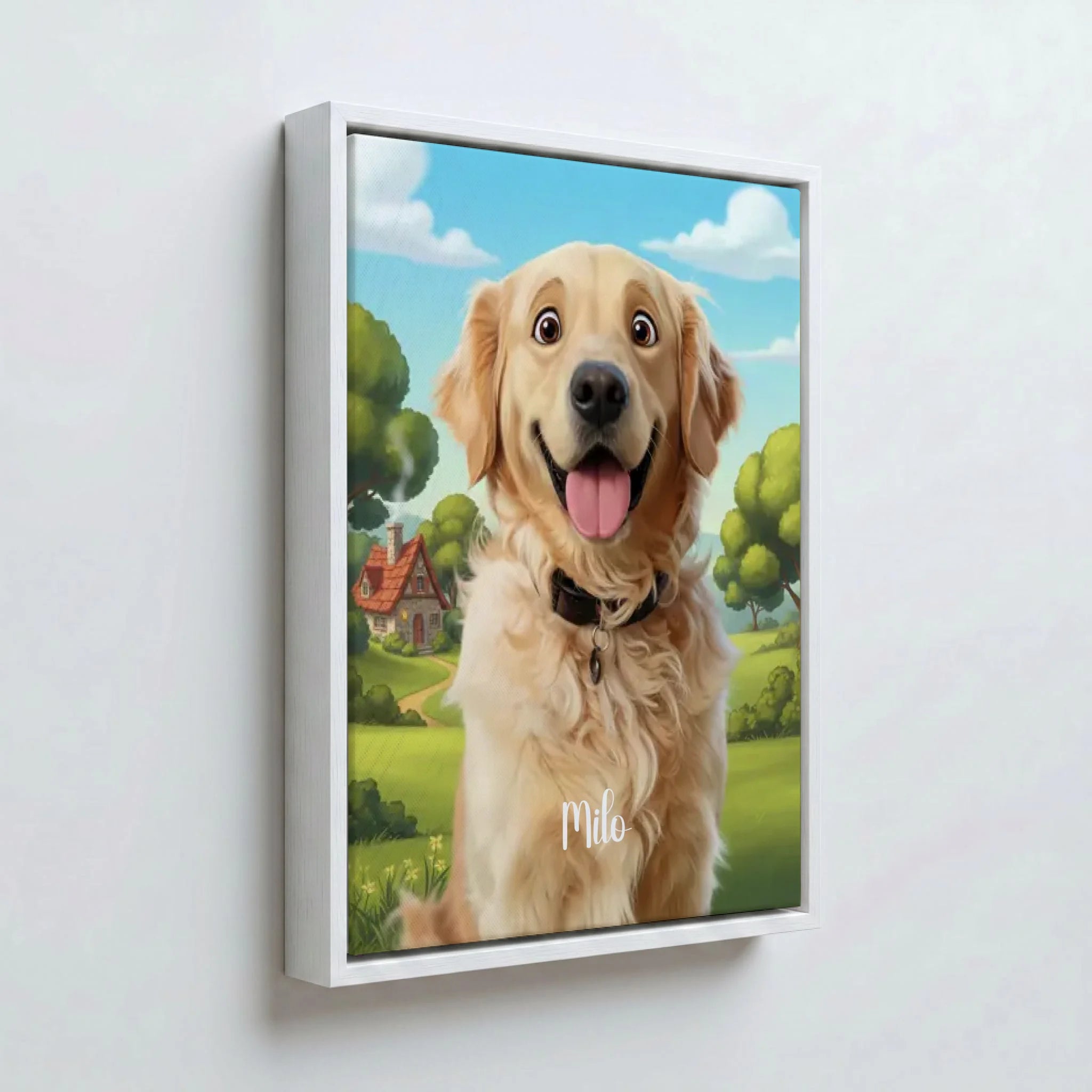 Perspektive Wand 34weiss canvas