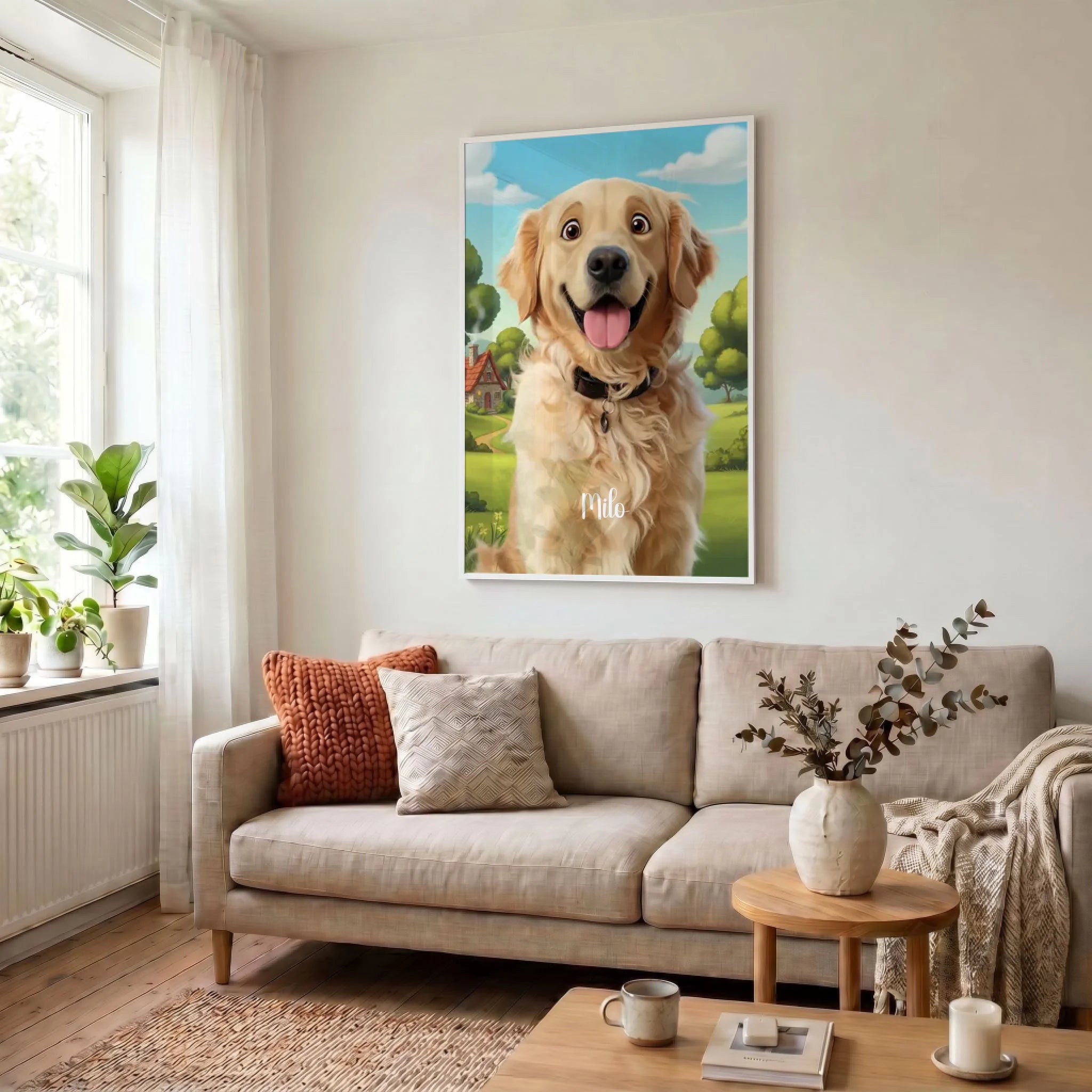23 Poster weiss Wohnzimmer