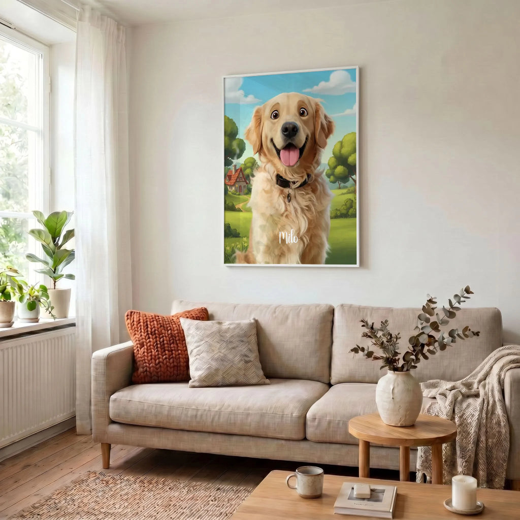 34 Poster weiss Wohnzimmer