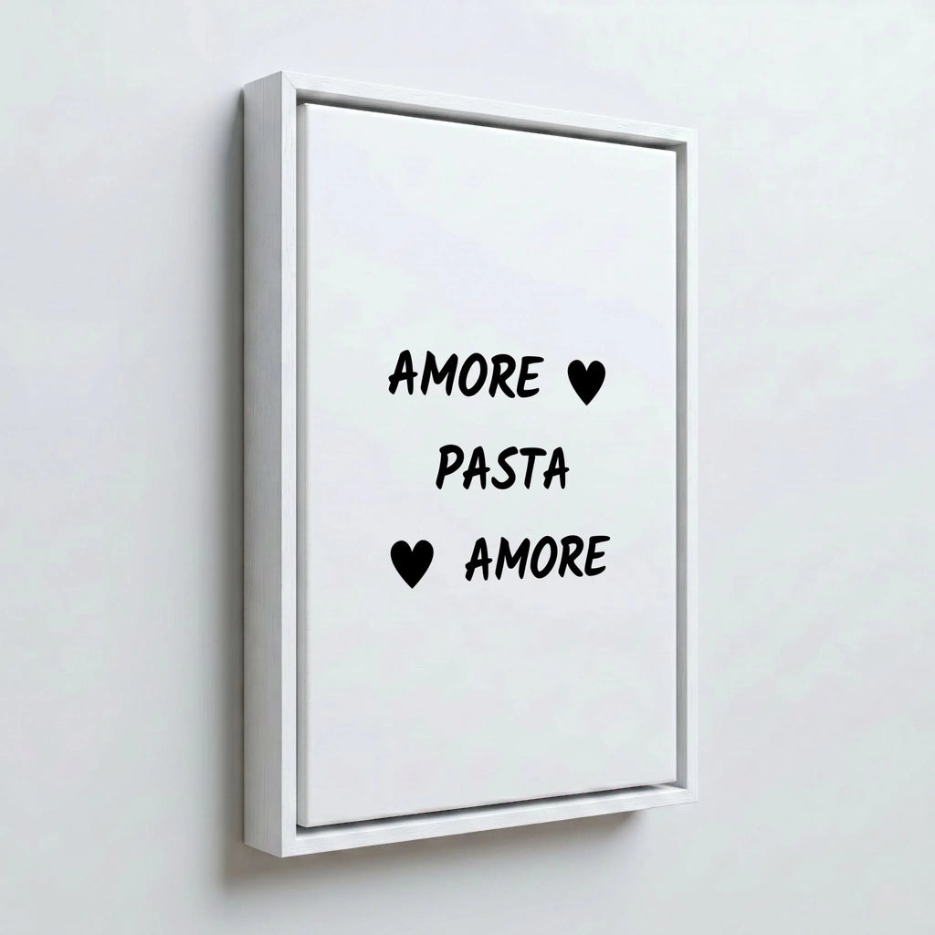 Perspektive Wand 23weiss frame canvas