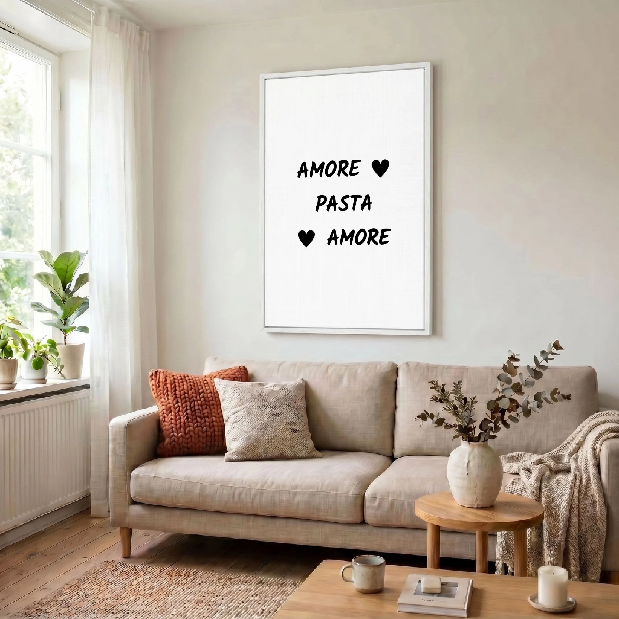 Leinwand Wohnzimmer 23 weiss