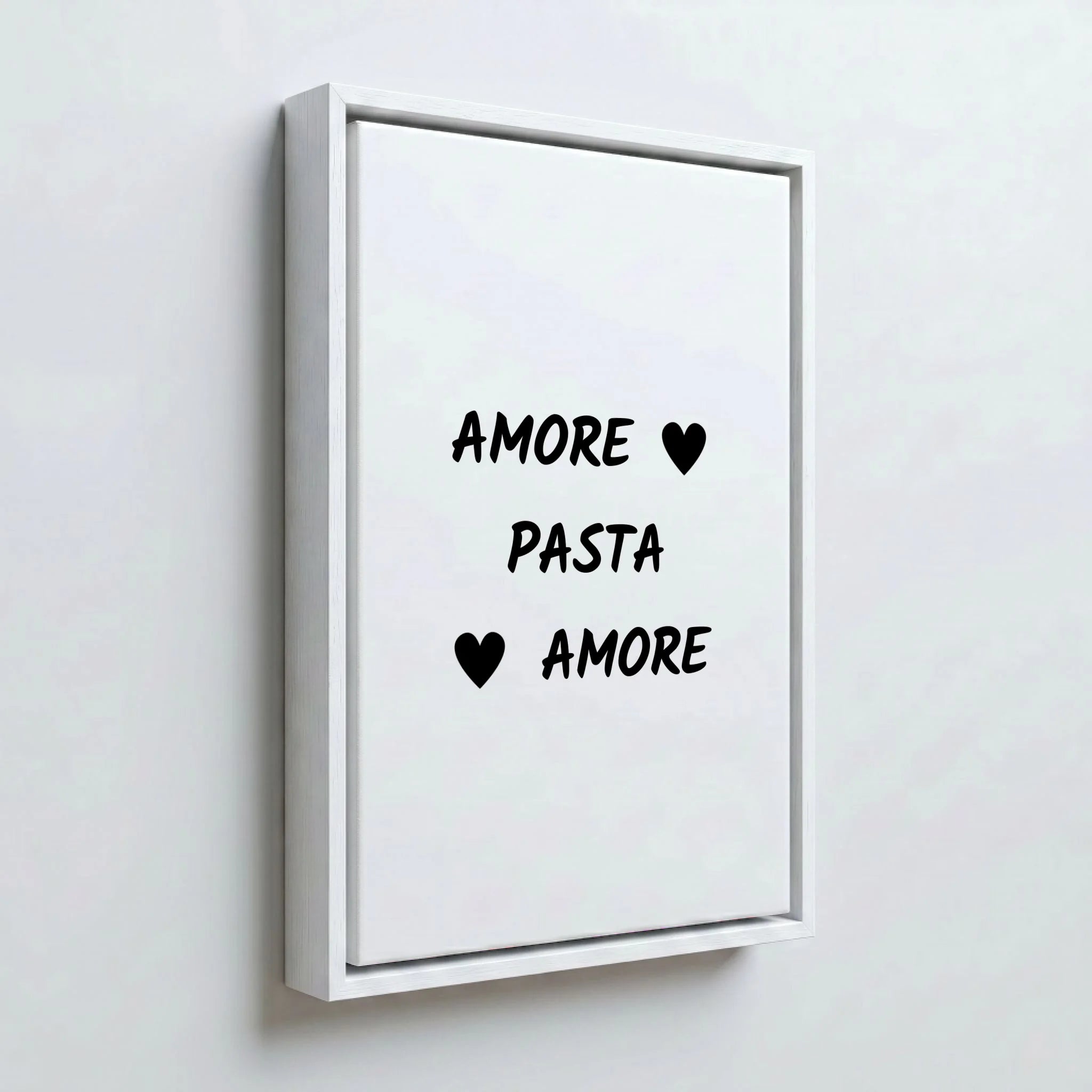 Perspektive Wand 23weiss frame canvas