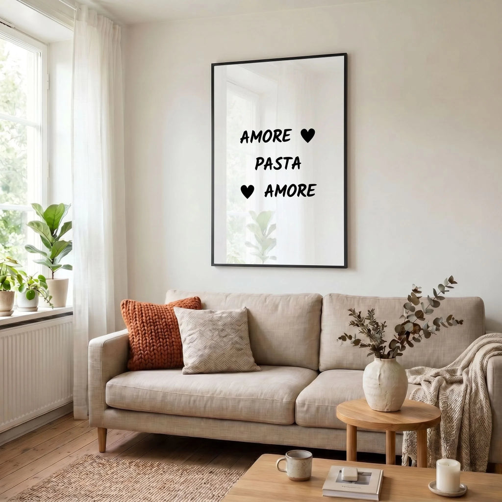 23 Poster schwarz Wohnzimmer