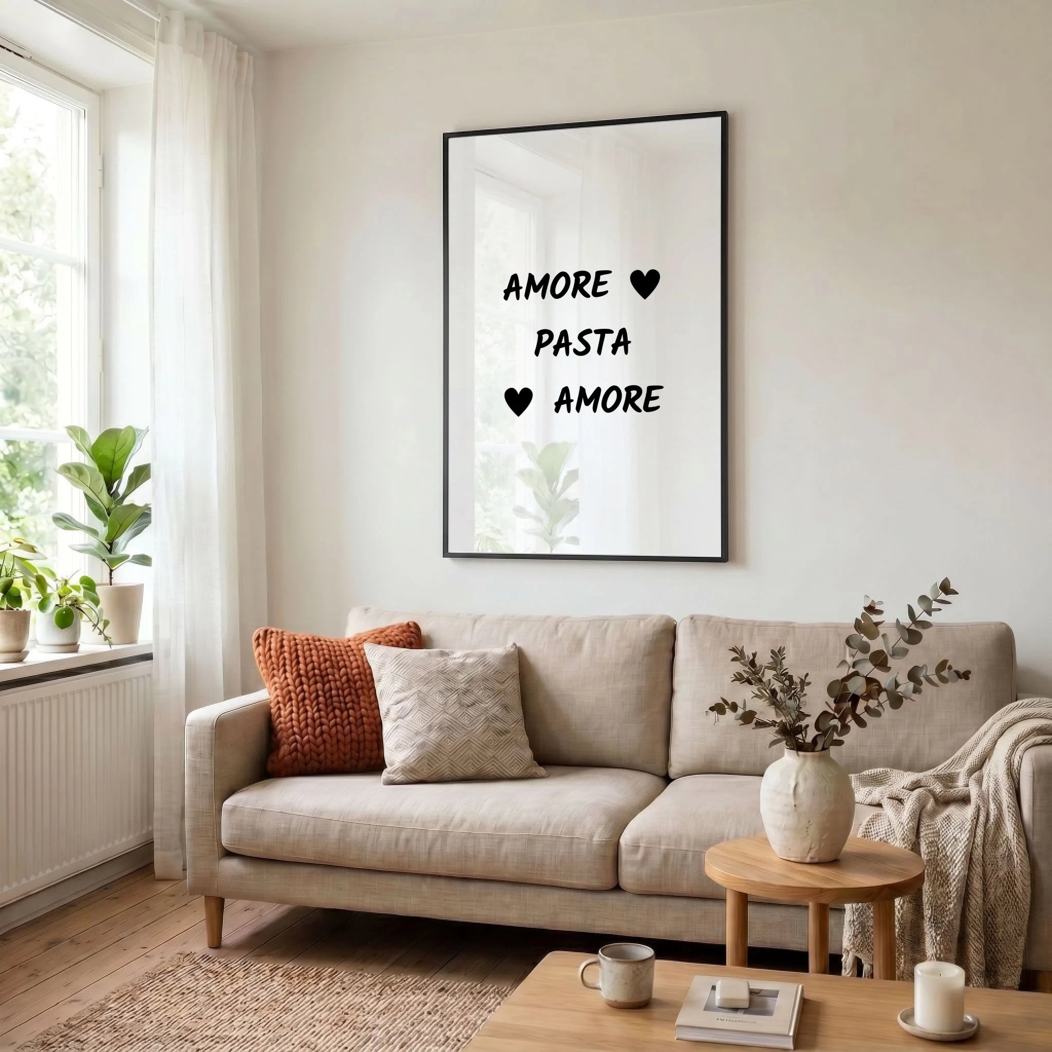 23 Poster schwarz Wohnzimmer