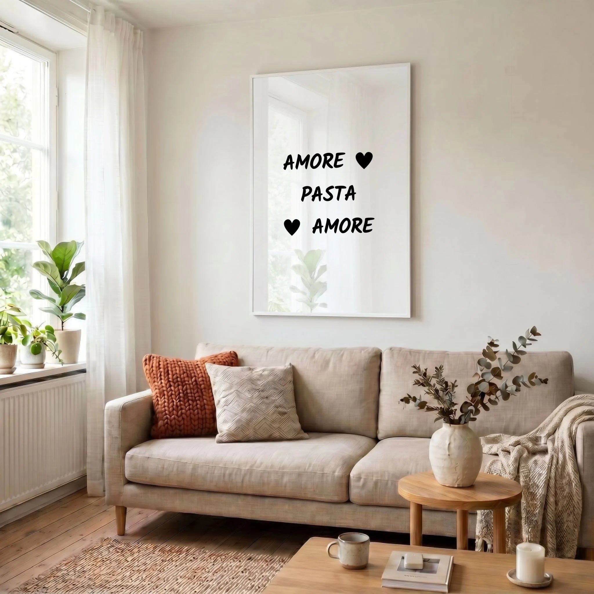 23 Poster weiss Wohnzimmer