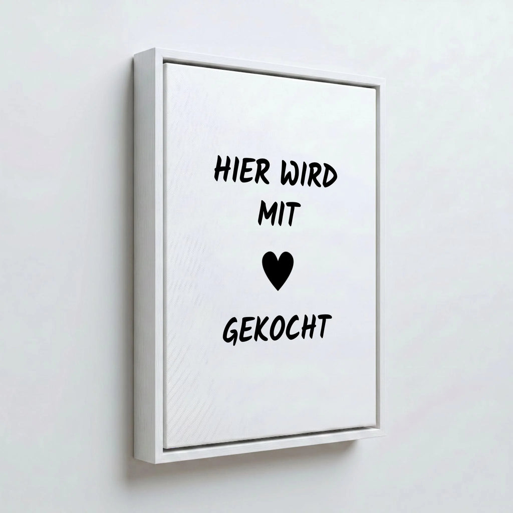 Perspektive Wand 34weiss canvas