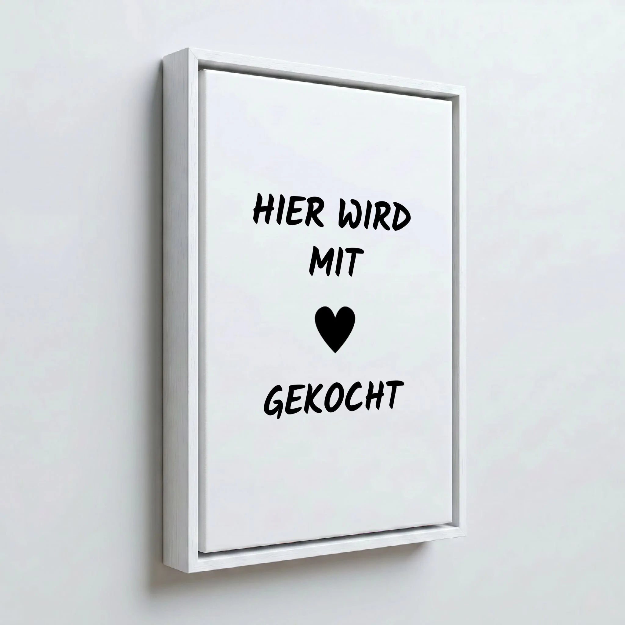 Perspektive Wand 23weiss frame canvas