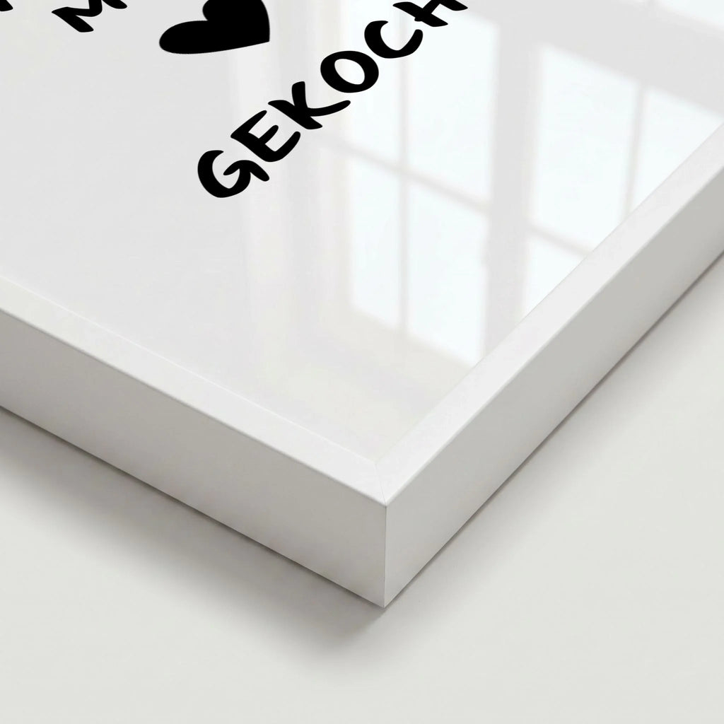 Poster weiss Close Up