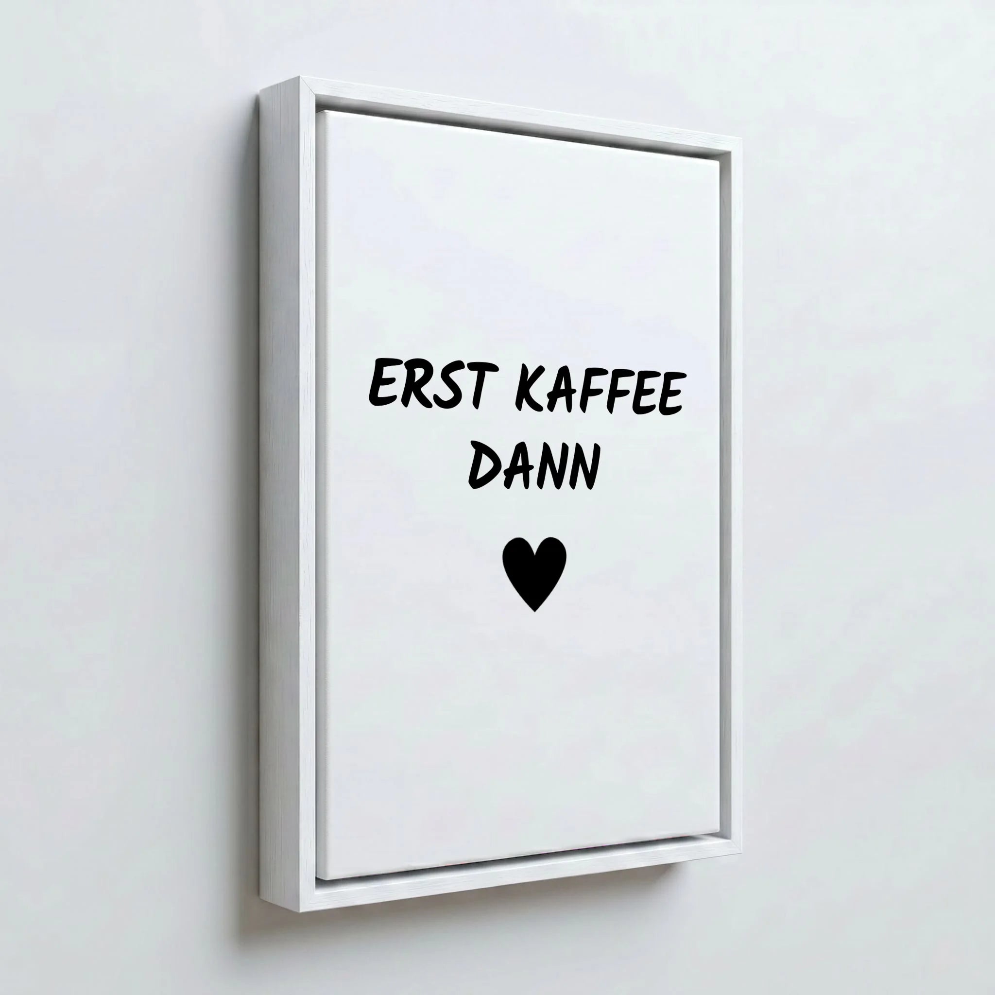 Perspektive Wand 23weiss frame canvas